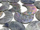 15 Pieces Beautiful Labradorite Moon Carving