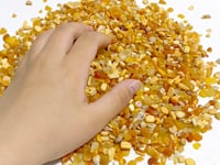 Burmese Yellow Jade Gravel Chips Wholesale