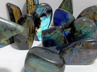 14 Pieces Beautiful Yellow Blue Labradorite Free Form