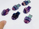Rainbow Fluorite Carving Goldfish Pendant