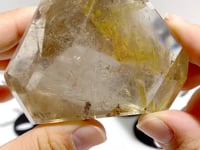 4 Pieces Rutile Quartz Free Form With Stand