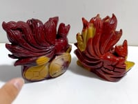 2 Pieces Mookaite Nine-tailed Fox Carving #5