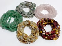28 Types Flower Shape Bracelets Wholesale Green Aventurine Amazonite Moss Agate