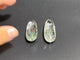 2 Pieces Butterfly Garden Quartz Inner Scene Carving