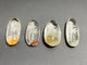 4 Pieces Flower&Tree Garden Quartz Inner Scene Carving