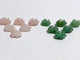 Mini Flying Pig Carving Animal Clear Quartz&Moss Agate Wholesale