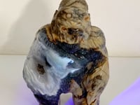 Unique Volcano Agate King Kong Ape Carving #8