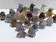 23 Pieces Geode Druzy Agate Penguin Carving
