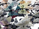Mixed Materials Butterfly Wing Carving With Yoga Woman Stand Wholesale