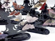 Mixed Materials Butterfly Wing Carving With Yoga Woman Stand Wholesale