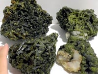 4 Pieces Large Raw Epidote Stone Specimen