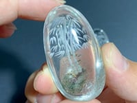 3 Pieces Bamboo Garden Quartz Inner Scene Carving