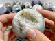 20 Pieces Geode Druzy Moss Agate Spheres