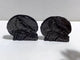 Silver Sheen Obsidian Wolf Carving Wholesale