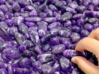 3.87kg Chevron Amethyst Tumbled Stone(Defect)