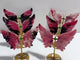 Rhodonite Mixed Quartz Butterfly Wing With Stand Wholesale (No.7-12)