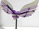 Symmetrical Fluorite Heart Wing Carving With Stand