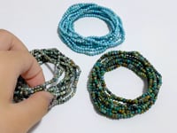 3 Types Mini Beads Bracelets Wholesale Indonesia Turquoise Larimar