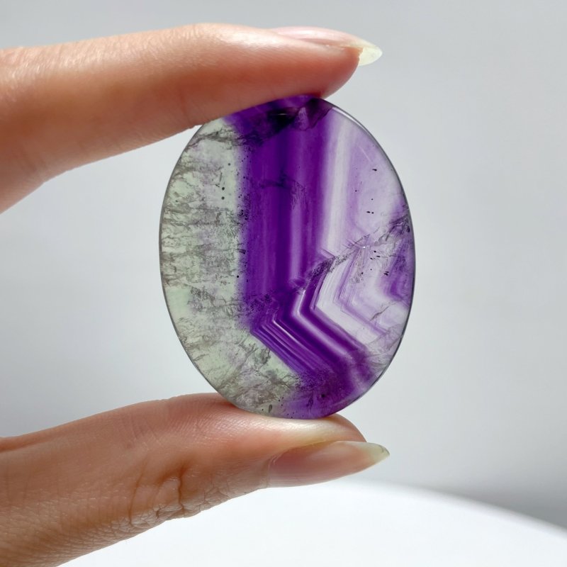 Purple Fluorite Worry Stone Wholesale - Wholesale Crystals