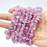 Purple Spodumene Chip Bracelet Wholesale -Wholesale Crystals