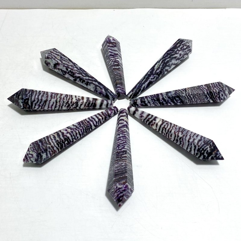Purple Zebra Stone Magic Scepter Wand Wholesale - Wholesale Crystals