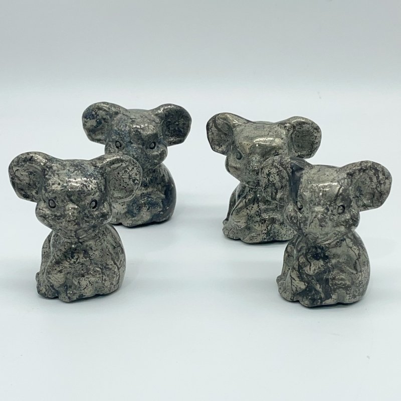 Pyrite Koala Carving Animal Wholesale - Wholesale Crystals