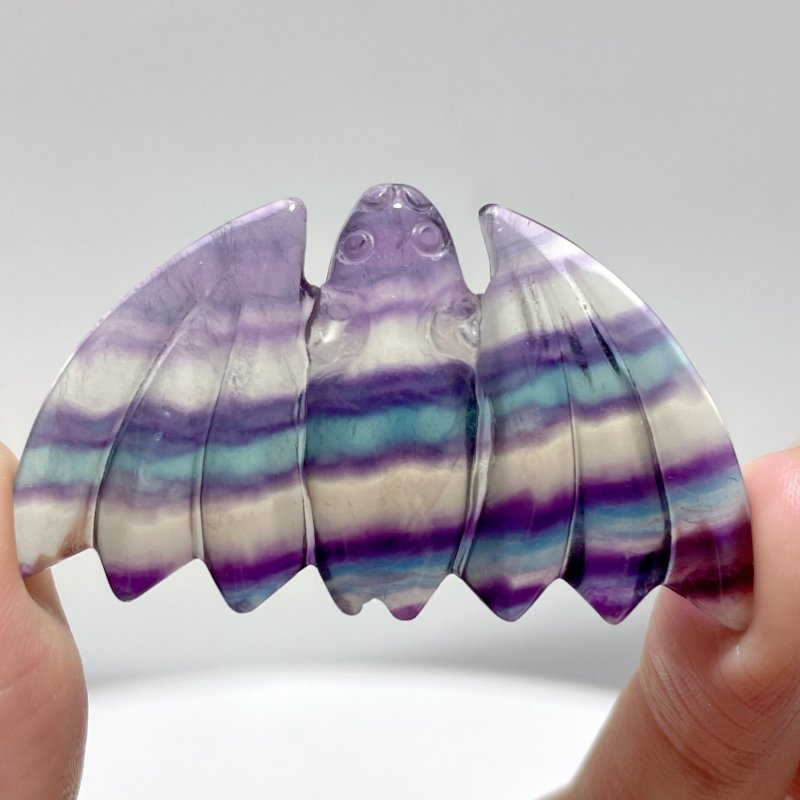 Rainbow Fluorite Bat Carving Wholesale - Wholesale Crystals