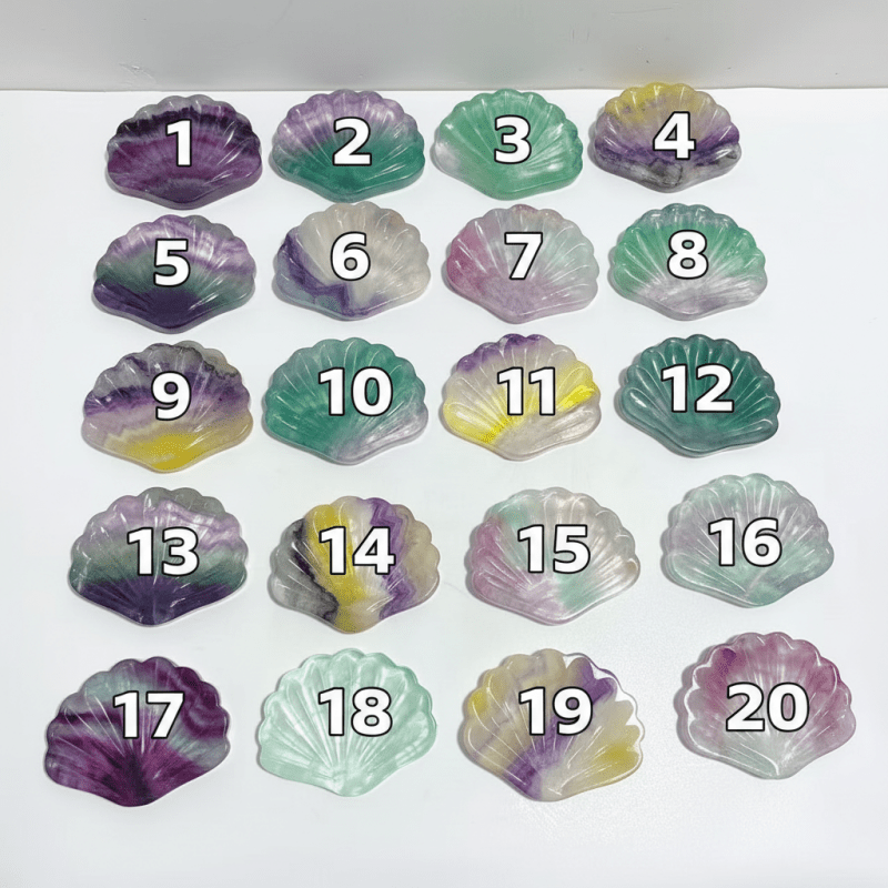 Rainbow Fluorite Shell Wholesale (No.1-20) -Wholesale Crystals