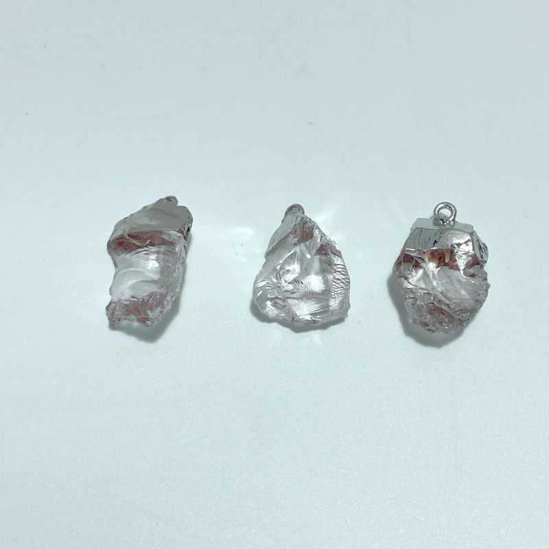 Raw Crystal Stones Pendant Wholesale Black Tourmaline Amethyst Aura Clear Quartz - Wholesale Crystals