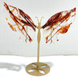 Red Fire Quartz Butterfly Wing Carving With Stand -Wholesale Crystals