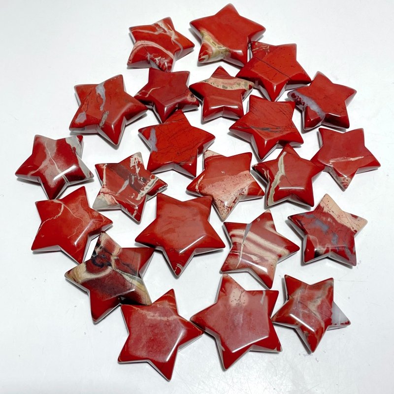 Red Jasper Moon And Star Wholesale - Wholesale Crystals