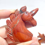 Red Jasper Unicorn Carving Wholesale - Wholesale Crystals