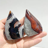 Red&Black Stripe Agate Mixed Quartz Arrow Head Shape Wholesale - Wholesale Crystals