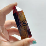 Red&Black Stripe Agate Tower Point Wholesale - Wholesale Crystals