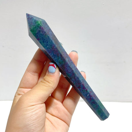 Ruby in Kyanite Point Magic Scepter Wand Wholesale(UV - Reactive) - Wholesale Crystals