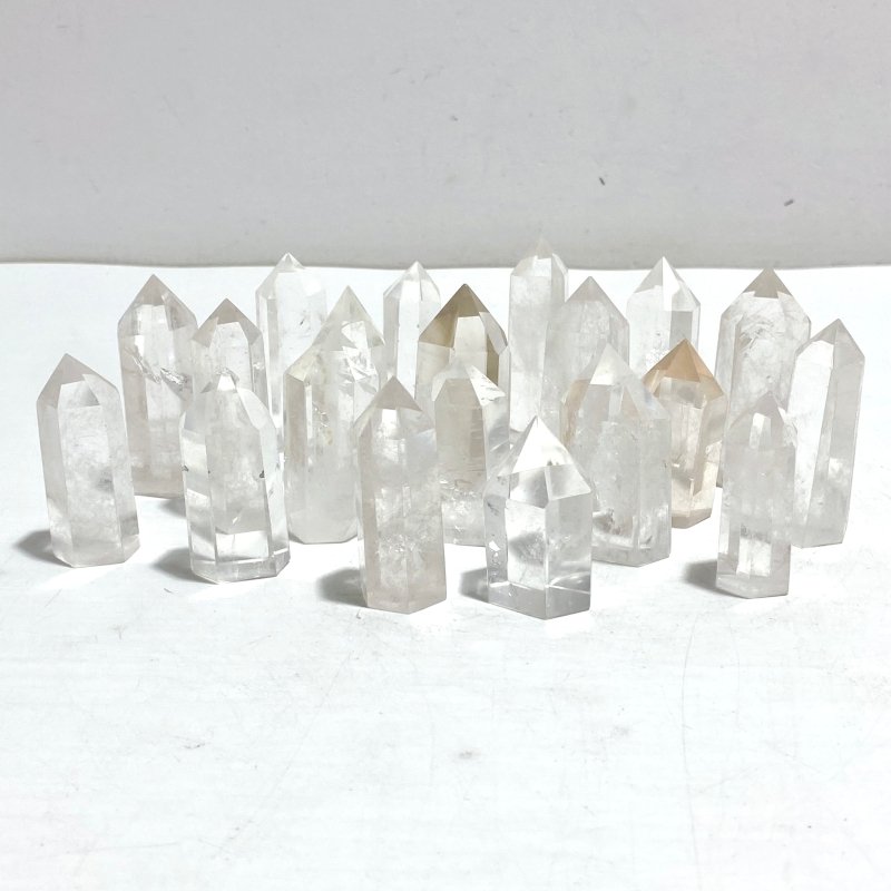Short Fat Clear Quartz Tower Points Wholesale - Wholesale Crystals