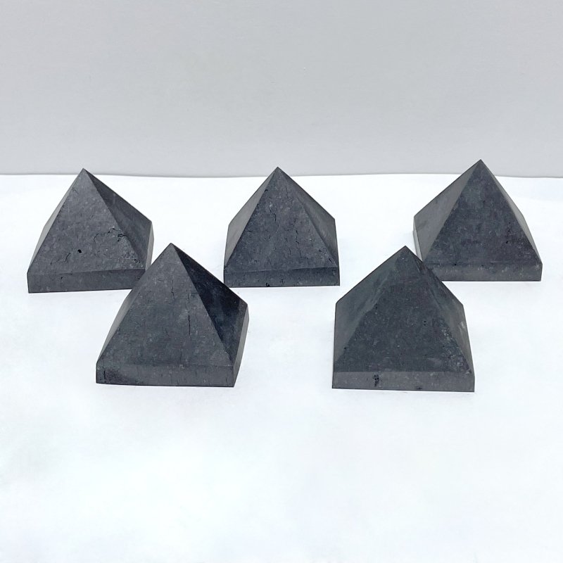 Shungite Pyramid Carving Wholesale - Wholesale Crystals