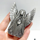 Silver Sheen Obsidian Angel Carving Wholesale - Wholesale Crystals