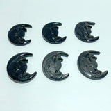 Silver Sheen Obsidian Moon Flying Dragon Carving Wholesale - Wholesale Crystals