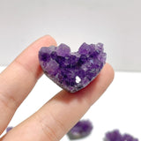 Small Amethyst Cluster Heart Shape Wholesale - Wholesale Crystals
