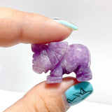 Small Lepidolite Elephant Carving Wholesale - Wholesale Crystals