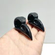 Small Obsidian Crow Skull Carving Wholesale - Wholesale Crystals