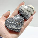 Stripe Yellow/Grey Calcite Heart Wholesale - Wholesale Crystals