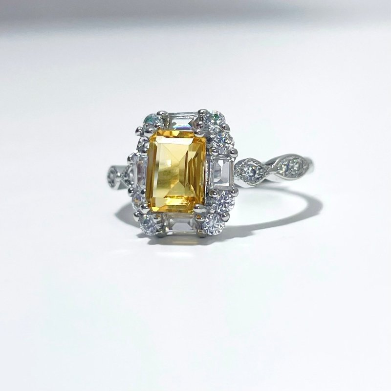 Sugar Cube Citrine Ring Wholesale - Wholesale Crystals