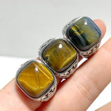 Sugar Cube Tiger Eye Ring Wholesale - Wholesale Crystals