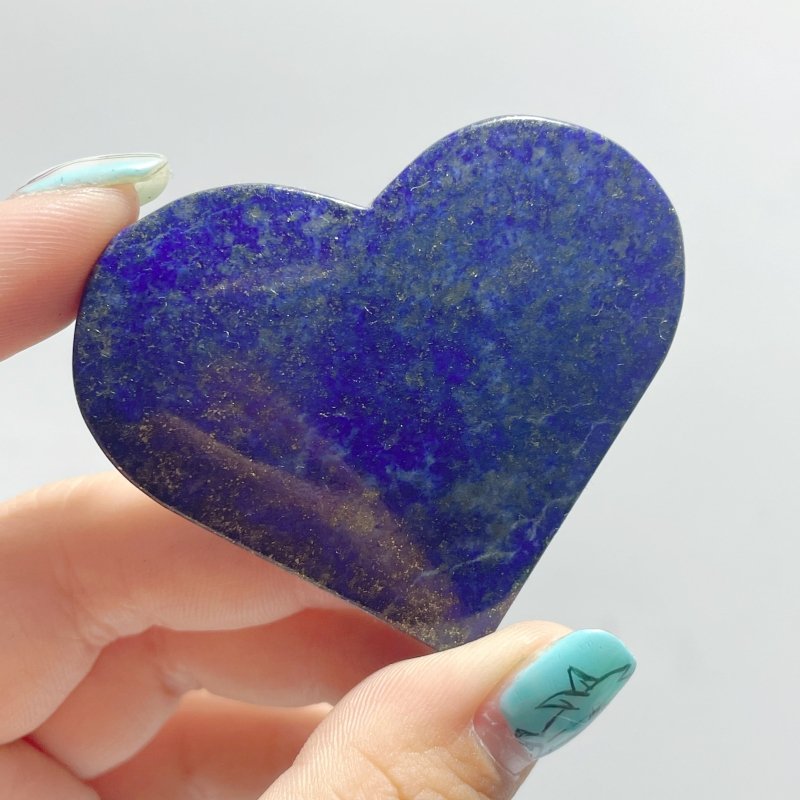 Thin Lapis Lazuli Heart Wholesale - Wholesale Crystals