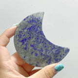 Thin Lapis Lazuli Moon Shape Wholesale - Wholesale Crystals