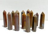 Tiger Eye Stone Mixed Iron Tower Points Wholesale - Wholesale Crystals