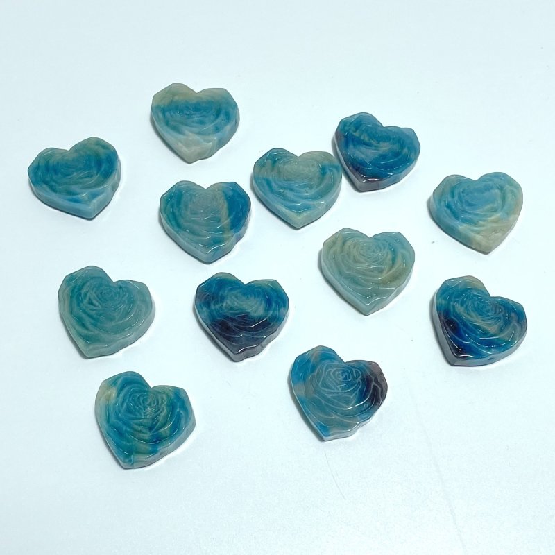 Trolleite Stone Rose Flower Heart Shape Carving Wholesale - Wholesale Crystals