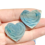 Trolleite Stone Rose Flower Heart Shape Carving Wholesale - Wholesale Crystals
